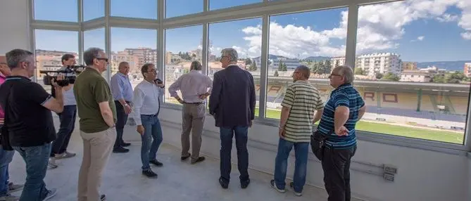 Catanzaro Calcio, sopralluogo dei nuovi azionisti allo stadio Ceravolo