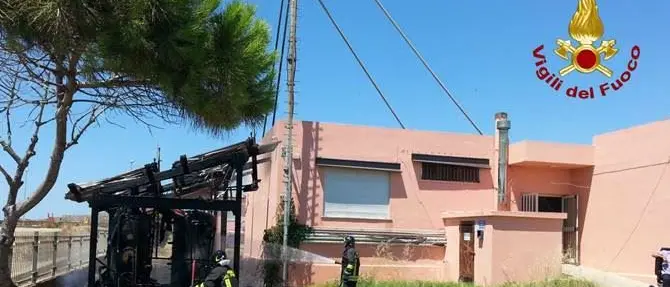 Isola Capo Rizzuto, in fiamme l’impianto solare termico di una scuola