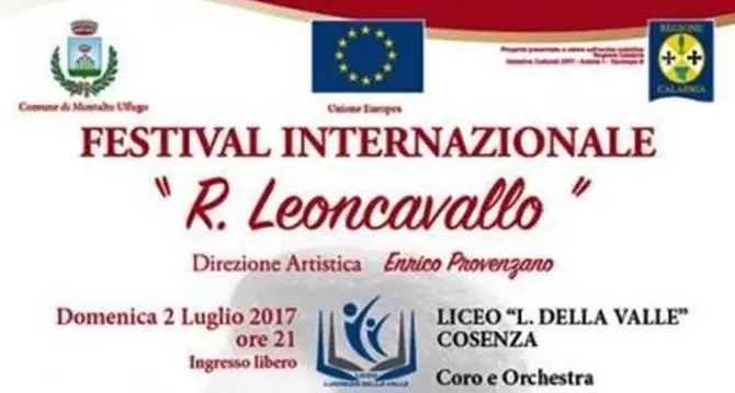 Il Festival internazionale Ruggero Leoncavallo di Montalto Uffugo entra nel vivo (INTERVISTA)