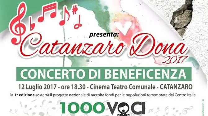 Beneficenza, al Cinema-Teatro comunale l’evento “Catanzaro dona”