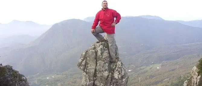 Il calabrese Nicola Zaccato alla conquista del monte Elbrus in Russia