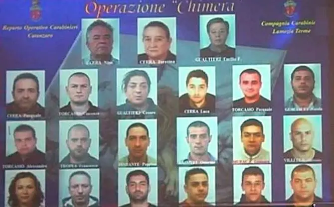 ‘Ndrangheta: processo “Chimera” ai clan di Lamezia, 34 condanne