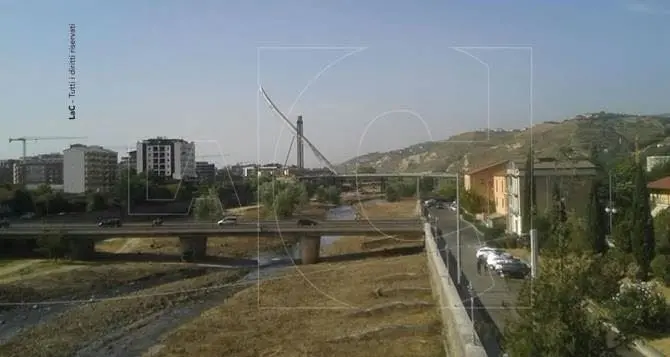 Cosenza, è il giorno del ponte di “Calatrava” (FOTO-VIDEO)