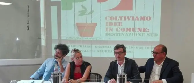 Gizzeria, il ministro Orlando all’inaugurazione Dems