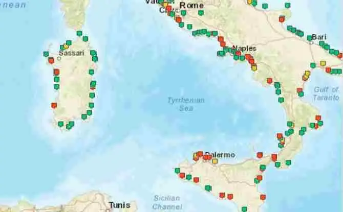 Mare inquinato, in Calabria sette “malati cronici”