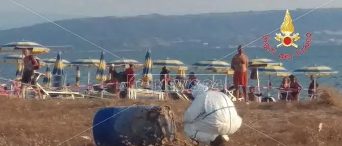 Gizzeria Lido, recuperato fusto sospetto