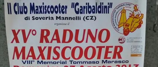 Soveria Mannelli, raduno di maxiscooter ricorda Marasco e Corsi