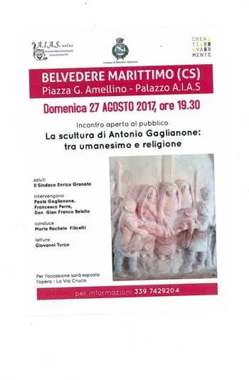 Arte, Belvedere Marittimo celebra Gaglianone