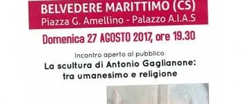 Arte, Belvedere Marittimo celebra Gaglianone
