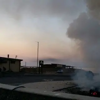 In fiamme un chiosco a Catanzaro Lido