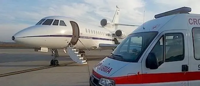 Ragazza in pericolo di vita: trasporto urgente da Lamezia a Brescia