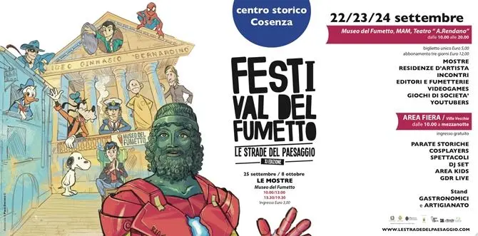 Cosenza, in arrivo il festival del fumetto