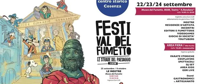 Cosenza, in arrivo il festival del fumetto