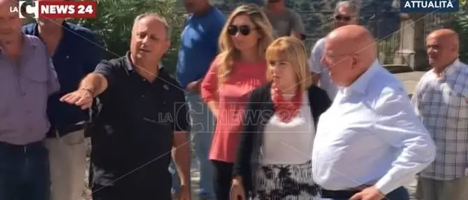 Frana a Caulonia, tavolo tecnico con Tansi