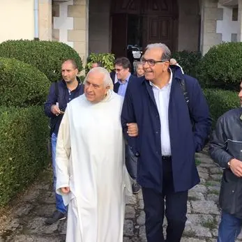 Antonio Viscomi in visita alla Certosa di Serra San Bruno