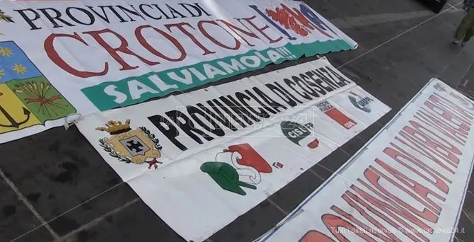 Province al collasso, a Vibo lo sciopero dei dipendenti (VIDEO)