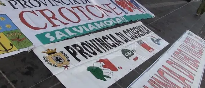 Province al collasso, a Vibo lo sciopero dei dipendenti (VIDEO)