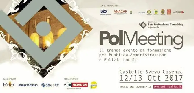 Cosenza, al via il IV meeting della Polizia locale