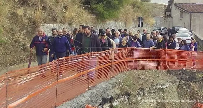 FRANA DI JUNCHI | Gioiosa, dopo il sit-in i cittadini sollecitano la MetroCity