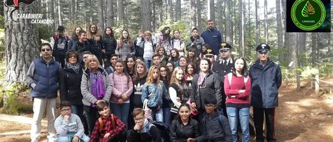 Catanzaro, carabinieri e studenti alla scoperta della biodiversità