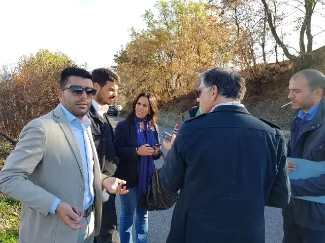 Strada Serra Spiga-Mendicino, sopralluogo della commissione lavori pubblici