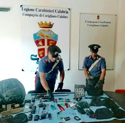 Corigliano, i carabinieri sventano un furto in banca nella frazione Cantinella