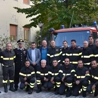 Inaugurato il distaccamento volontario dei vigili del fuoco di Taverna (Foto)