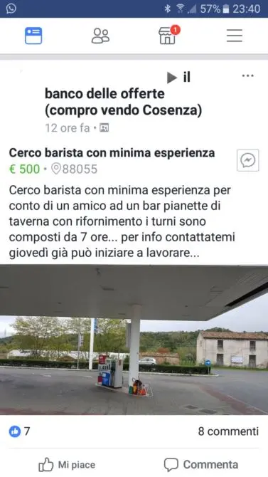 Cerco barista a prezzo stracciato, lo sfruttamento passa dai social