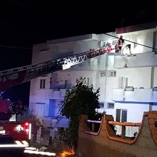 Catanzaro, scoppia un incendio in un appartamento a Santa Domenica (Foto)