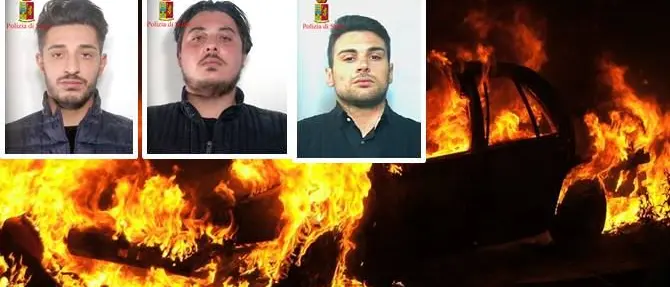 Fecero esplodere un’auto a Gioia Tauro, arrestati tre giovani