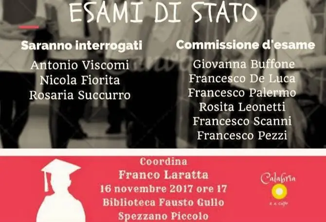 “Esami di Stato”, gli studenti interrogano Viscomi, Fiorita e Succurro