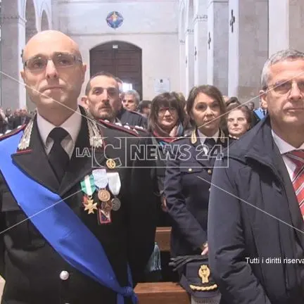 Anche a Cosenza i carabinieri celebrano la Virgo Fidelis (VIDEO)