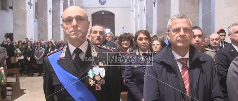 Anche a Cosenza i carabinieri celebrano la Virgo Fidelis (VIDEO)