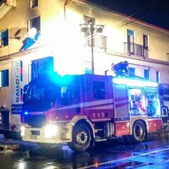 In fiamme un'abitazione di Belvedere Marittimo