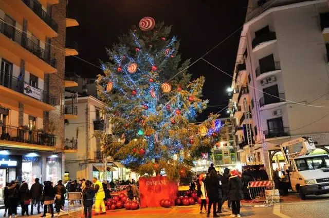 Cosenza, l'accensione dell'albero dà il via alle iniziative per le festività