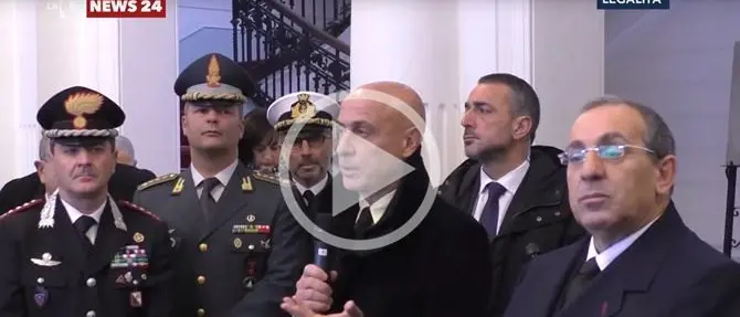 Minniti: «La firma contro la ‘ndrangheta è un giuramento pubblico da non tradire» (VIDEO)