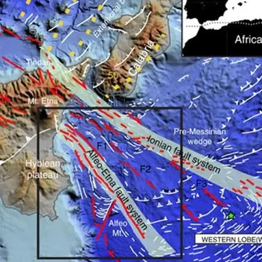 Ecco perché Calabria e Sicilia si allontanano: scoperto un sistema di faglie sottomarine