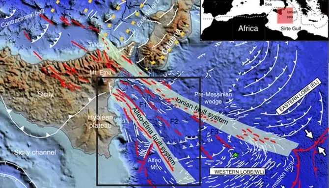 Ecco perché Calabria e Sicilia si allontanano: scoperto un sistema di faglie sottomarine