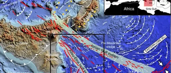 Ecco perché Calabria e Sicilia si allontanano: scoperto un sistema di faglie sottomarine