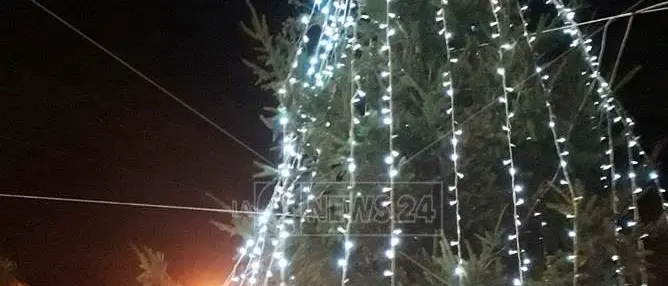 Arghillà accende il suo albero, Paci: «Siamo qui per i più deboli. Non chiedete mai più favori agli 'ndranghetisti» (VIDEO)