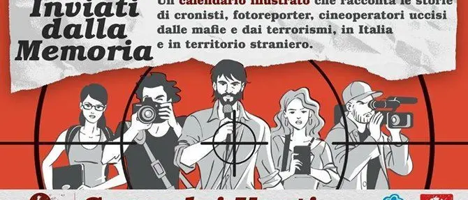 A Catanzaro si presenta il calendario in memoria dei giornalisti uccisi