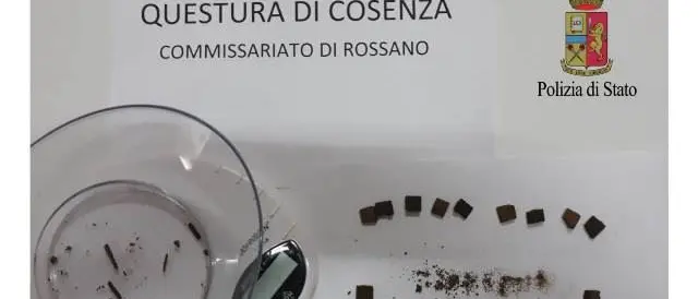 Rossano, la polizia sequestra un'arma e stupefacenti