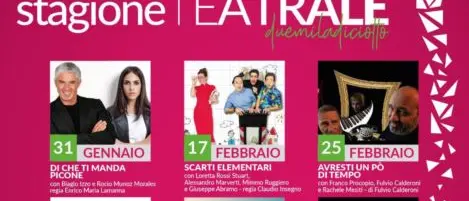 Soverato, il 31 gennaio parte la stagione teatrale