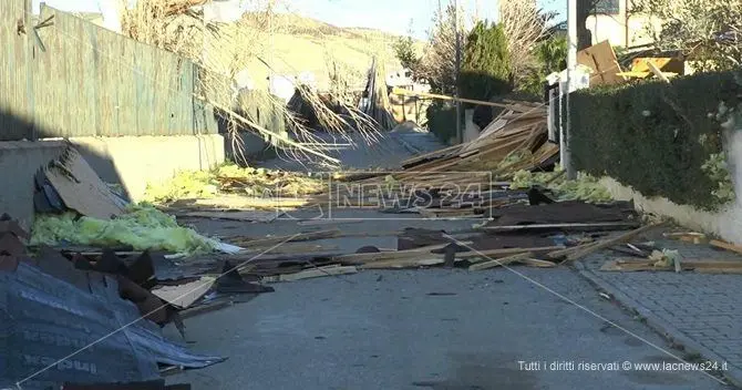 La conta dei danni dopo l'ondata di maltempo nel Catanzarese (VIDEO)