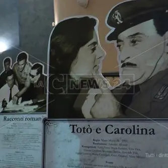 La città di Catanzaro omaggia Totò (VIDEO)