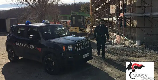 Girifalco, lavoratori in nero e irregolarità nel cantiere della Rems