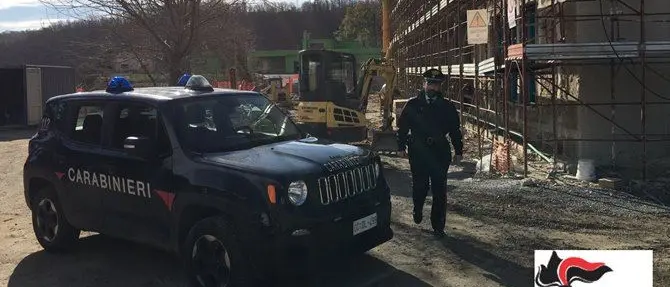 Girifalco, lavoratori in nero e irregolarità nel cantiere della Rems