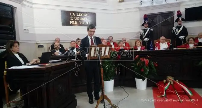 A Catanzaro l'inaugurazione dell'anno giudiziario: è allarme organici (FOTO-VIDEO)