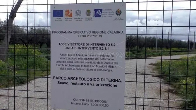 Parco archeologico Terina, la Regione: «Nessun rischio restituzione fondi, presto un tavolo tecnico»