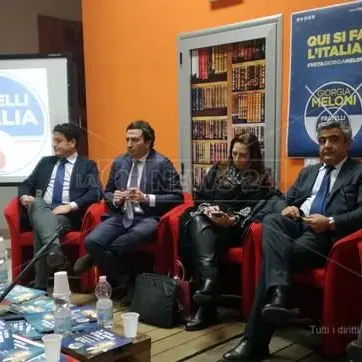 Isabella Rauti candidata in Calabria con Fratelli d'Italia fa tappa a Lamezia